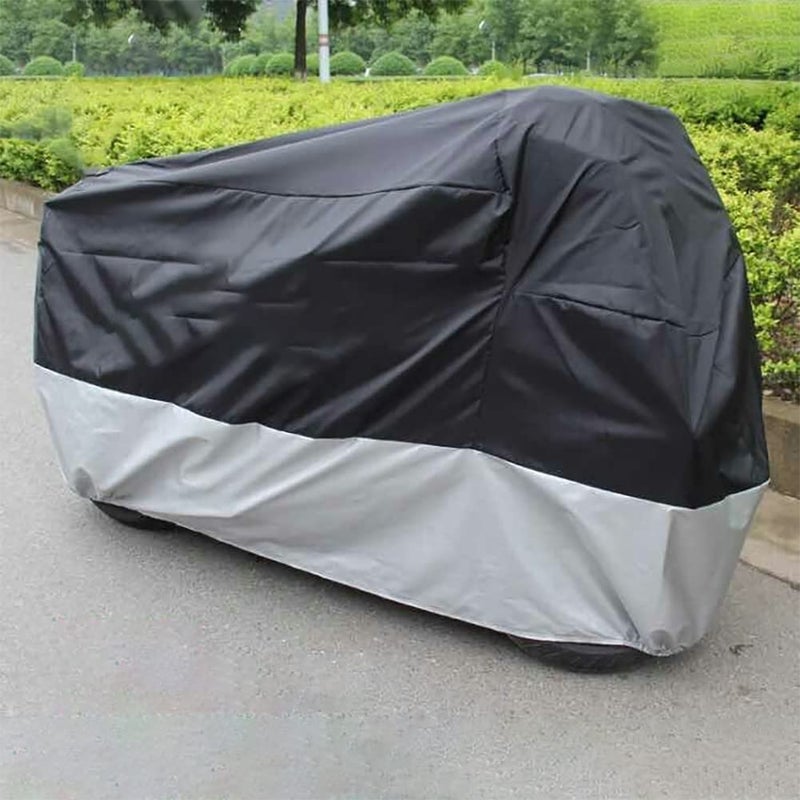 YOTOM Motorcycle Covers, Outdoor Waterproof Motorbike Covers with Lock-Holes & Storage Bag, Fits up to 96.5"" Motorcycles - Image 4